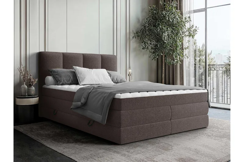 Pinta Förvaringssäng 180x200 cm - Brun - Möbler - Säng - Säng med förvaring