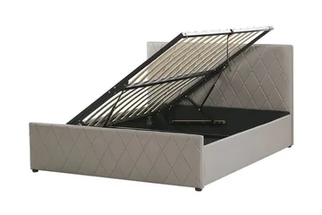 Rochefort Förvaringssäng 140x200 cm - Konstläder/Grå - Möbler - Säng - Säng med förvaring