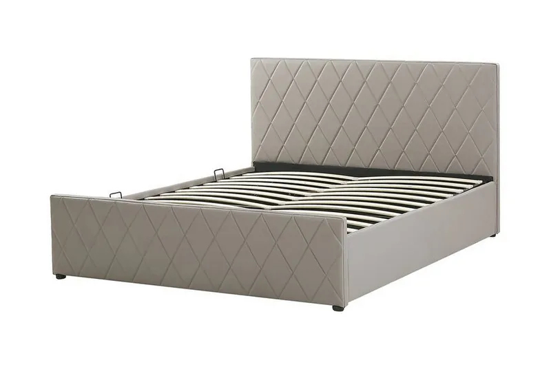 Rochefort Förvaringssäng 140x200 cm - Konstläder/Grå - Möbler - Säng - Säng med förvaring