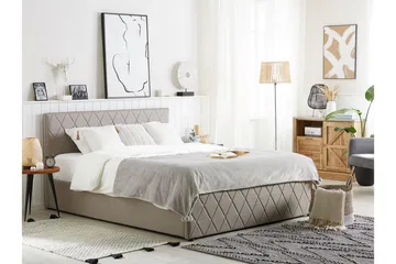 Rochefort Förvaringssäng 140x200 cm - Konstläder/Grå - Möbler - Säng - Säng med förvaring