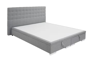 Säng Kacper 160x200 cm - Grå - Möbler - Säng - Säng med förvaring - Dubbelsäng med förvaring