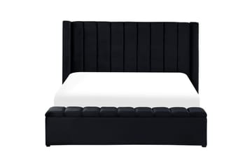 Säng med förvaringsbänk Noyers Svart, 180x200 cm - Svart, 180x200 cm - Möbler - Säng - Vattensäng