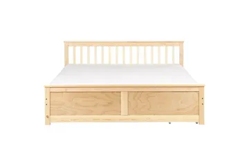 Säng med förvaringslådor Olendon Ljus trä, 180x200 cm, 2 - Ljus trä, 180x200 cm, 2 - Möbler - Säng - Säng med förvaring