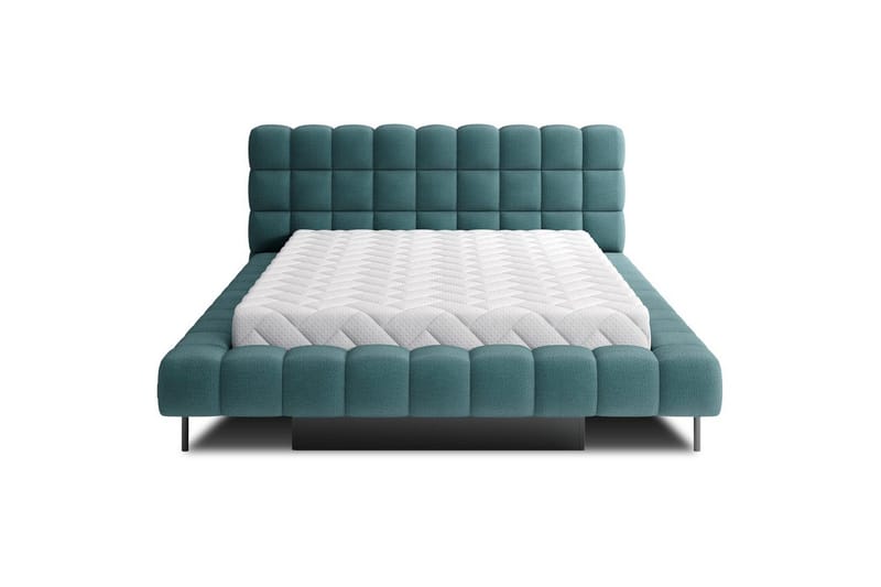 Säng med klädsel Eltap Magentta - 140x200 cm, Amore 38, Grön - Möbler - Säng - Säng med förvaring