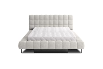 Säng med klädsel Eltap Magentta - 140x200 cm, Royal 04, Grå - Möbler - Säng - Säng med förvaring