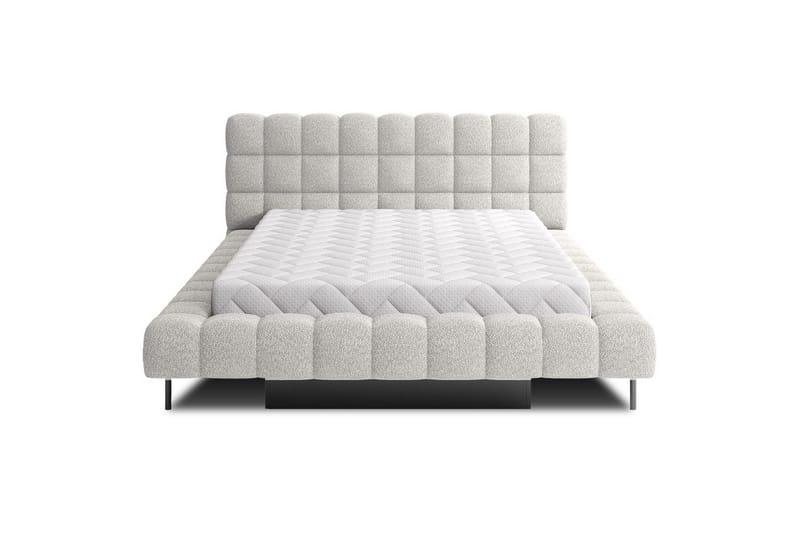 Säng med klädsel Eltap Magentta - 140x200 cm, Royal 04, Grå - Möbler - Säng - Säng med förvaring