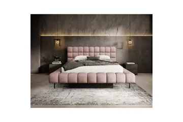 Säng med klädsel Eltap Magentta - 140x200 cm, Touch 24, Rosa - Möbler - Säng - Säng med förvaring