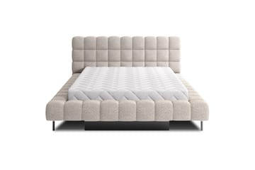 Säng med klädsel Eltap Magentta - 160x200 cm, Royal 18, Beige - Möbler - Säng - Säng med förvaring