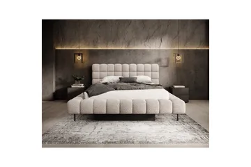 Säng med klädsel Eltap Magentta - 160x200 cm, Royal 18, Beige - Möbler - Säng - Säng med förvaring