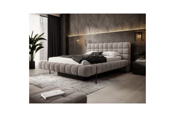 Säng med klädsel Eltap Magentta - 160x200 cm, Royal 20, Brun - Möbler - Säng - Säng med förvaring