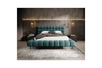 Säng med klädsel Eltap Magentta - 180x200 cm, Amore 38, Grön - Möbler - Säng - Säng med förvaring