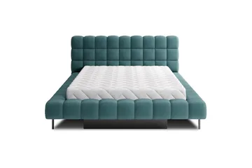 Säng med klädsel Eltap Magentta - 180x200 cm, Amore 38, Grön - Möbler - Säng - Säng med förvaring