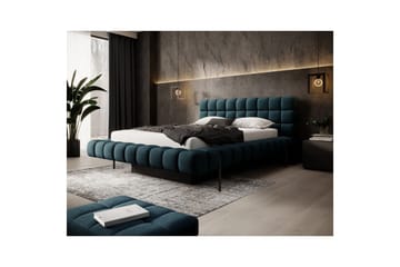 Säng med klädsel Eltap Magentta - 180x200 cm, Amore 40, Blå - Möbler - Säng - Säng med förvaring