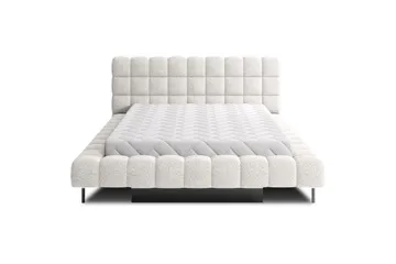 Säng med klädsel Eltap Magentta - 180x200 cm, Royal 01, Vit - Möbler - Säng - Säng med förvaring