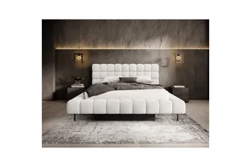 Säng med klädsel Eltap Magentta - 180x200 cm, Royal 01, Vit - Möbler - Säng - Säng med förvaring