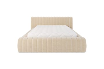Säng med stoppning Eltap Carilla med metallram/gaslyft/förvaring - Royal 18, Beige, 140x200 cm - Möbler - Säng - Säng med förvaring