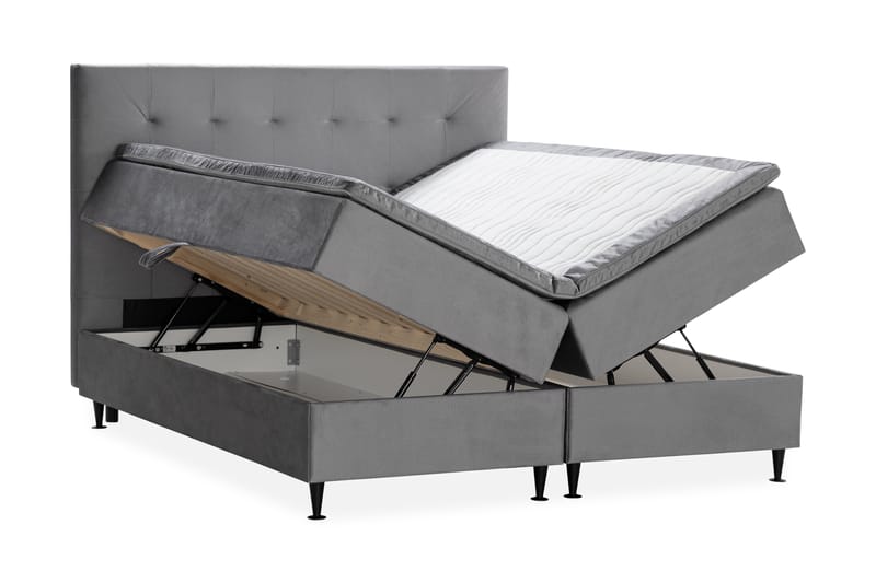 Sängpaket Chilla Pluss Förvaringssäng 180x200 cm  - Grå - Möbler - Säng - Säng med förvaring