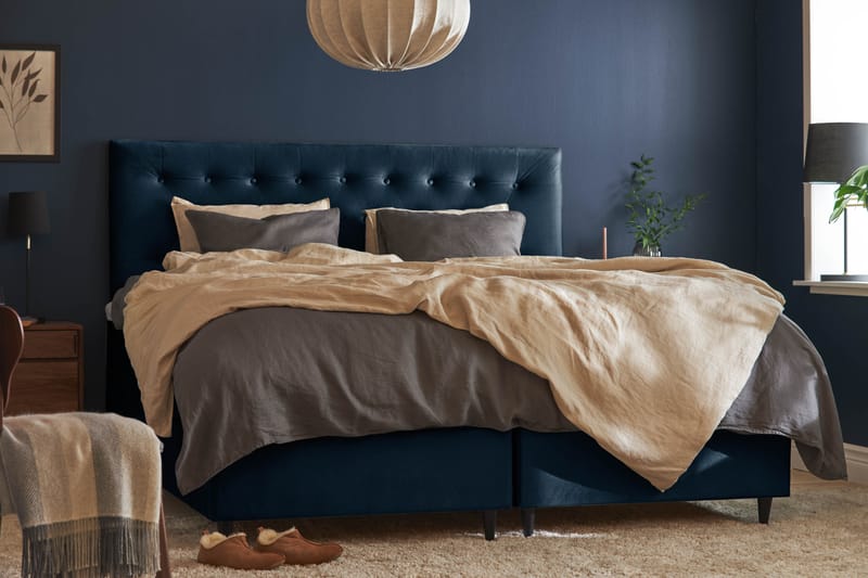 Sängpaket Chilla Pluss Förvaringssäng180x200 cm - Mörkblå - Möbler - Säng - Säng med förvaring - Dubbelsäng med förvaring