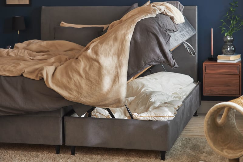 Sängpaket Chilla Pluss Förvaringssäng 180x200 cm  - Grå - Möbler - Säng - Säng med förvaring - Dubbelsäng med förvaring