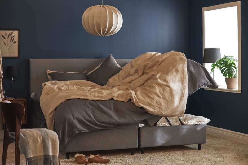 Sängpaket Chilla Pluss Förvaringssäng 180x200 cm  - Grå - Möbler - Säng - Säng med förvaring - Dubbelsäng med förvaring