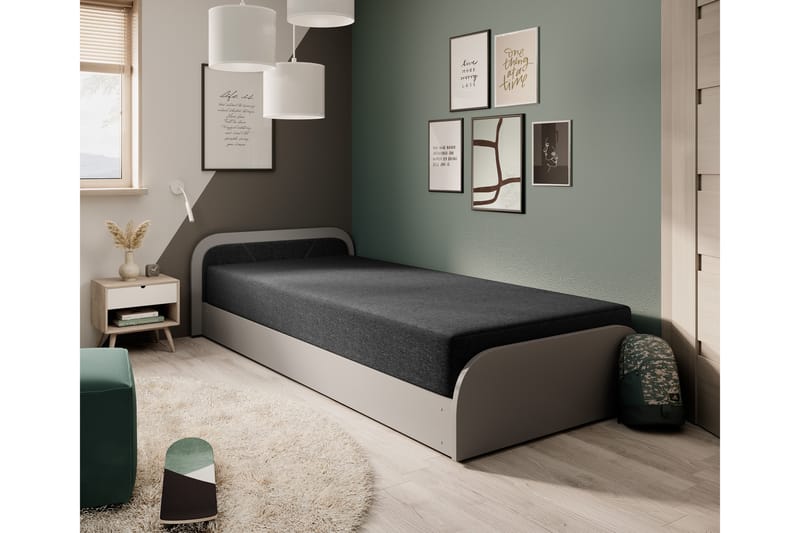 Sängpaket Förvaringssäng Mayuri 90x180 cm - Grå - Möbler - Säng - Säng med förvaring
