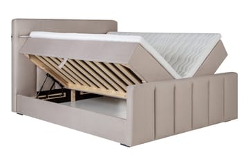 Sängpaket Gullmar Förvaringssäng 160x200 cm - Beige - Möbler - Säng - Säng med förvaring