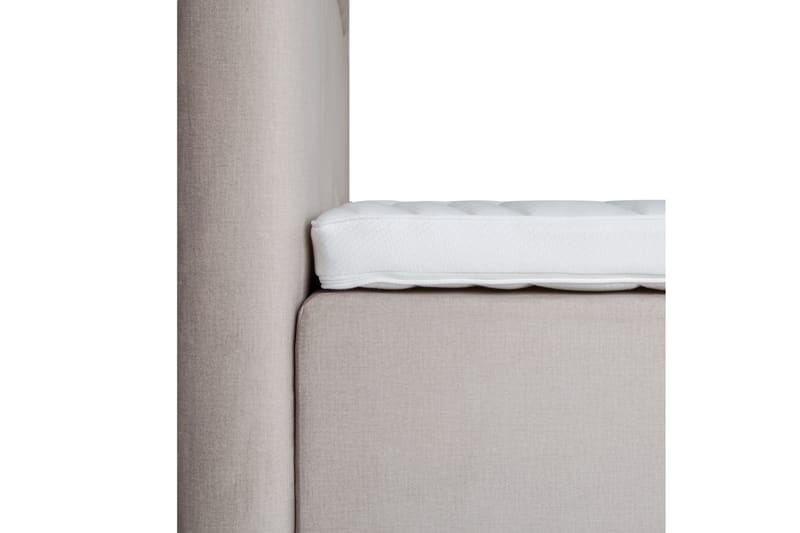 Sängpaket Gullmar Förvaringssäng 180x200 cm - Beige - Säng med förvaring - Komplett sängpaket