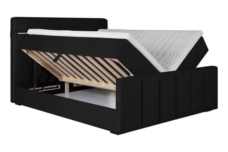 Sängpaket Gullmar Förvaringssäng 180x200 cm - Mörkgrå - Möbler - Säng - Säng med förvaring
