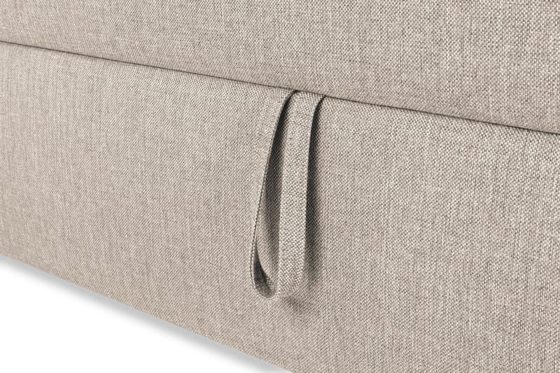 Sängpaket Suset Box Bed 120x200 - Beige - Säng med förvaring - Komplett sängpaket