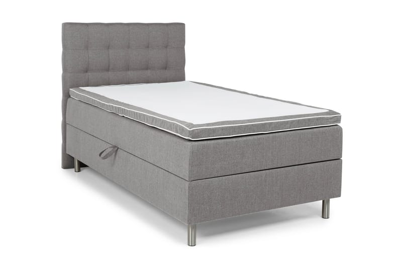 Sängpaket Suset Box Bed 140x200 - Grå - Säng med förvaring