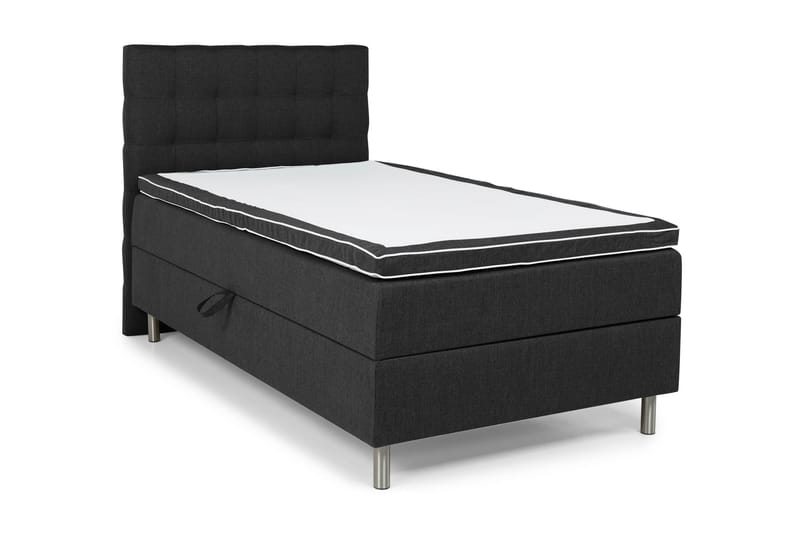 Sängpaket Suset Box Bed 140x200 - Mörkgrå - Möbler - Säng - Säng med förvaring
