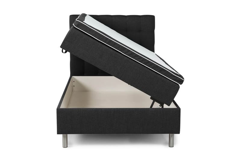 Sängpaket Suset Box Bed 140x200 - Mörkgrå - Möbler - Säng - Säng med förvaring