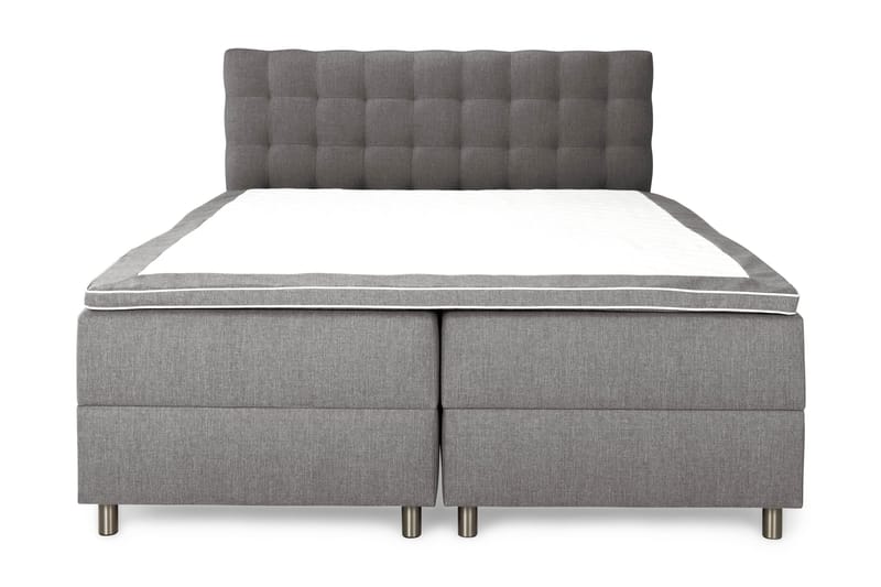 Sängpaket Suset Box Bed 160x200 - Grå - Säng med förvaring