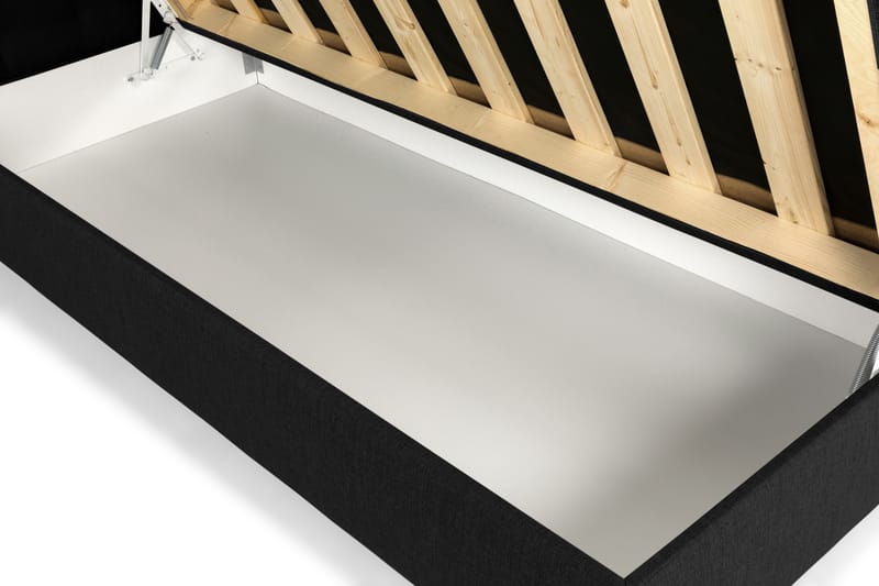 Sängpaket Suset Box Bed 160x200 - Mörkgrå - Möbler - Säng - Säng med förvaring
