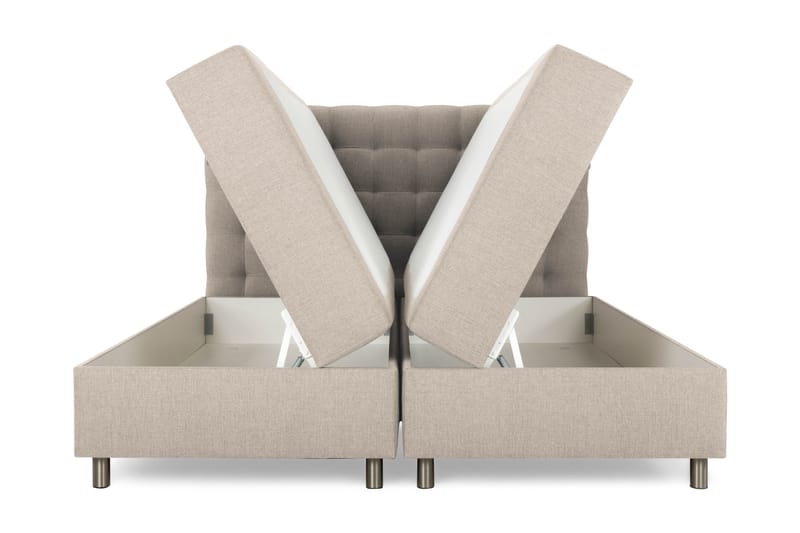 Sängpaket Suset Box Bed 180x200 - Beige - Möbler - Säng - Säng med förvaring - Dubbelsäng med förvaring