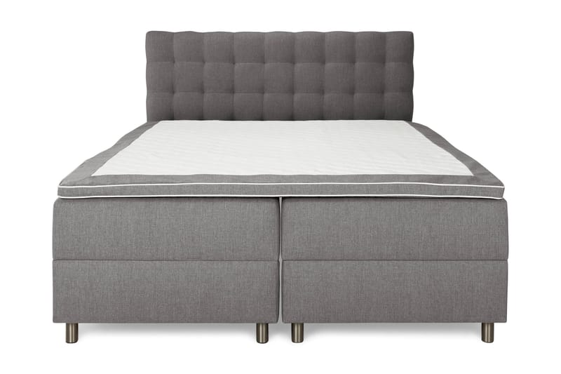 Sängpaket Suset Box Bed 180x200 - Grå - Säng med förvaring