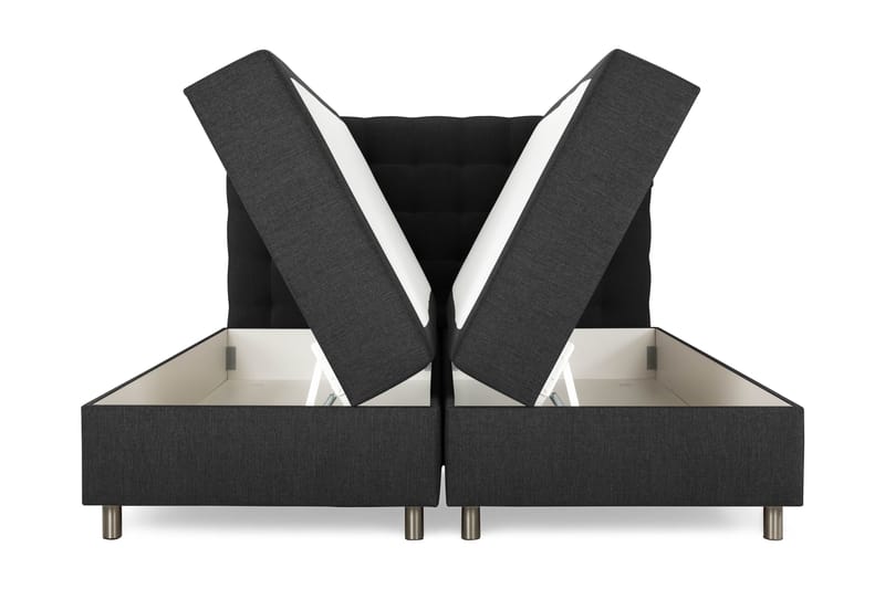 Sängpaket Suset Box Bed 180x200 - Mörkgrå - Möbler - Säng - Säng med förvaring