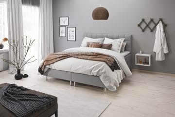 Sängpaket Suset Box Bed 90x200 - Ljusgrå - Möbler - Säng - Säng med förvaring