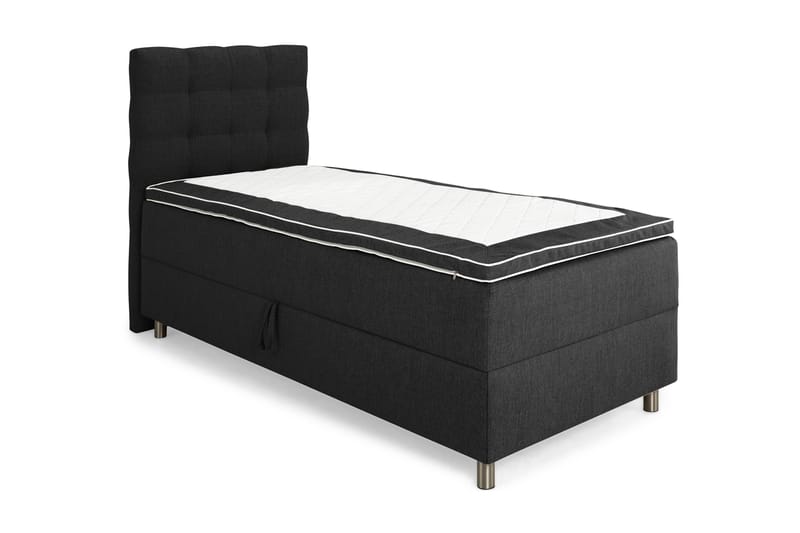 Sängpaket Suset Box Bed 90x200 - Mörkgrå - Möbler - Säng - Säng med förvaring