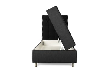 Sängpaket Suset Box Bed 90x200 - Mörkgrå - Möbler - Säng - Säng med förvaring