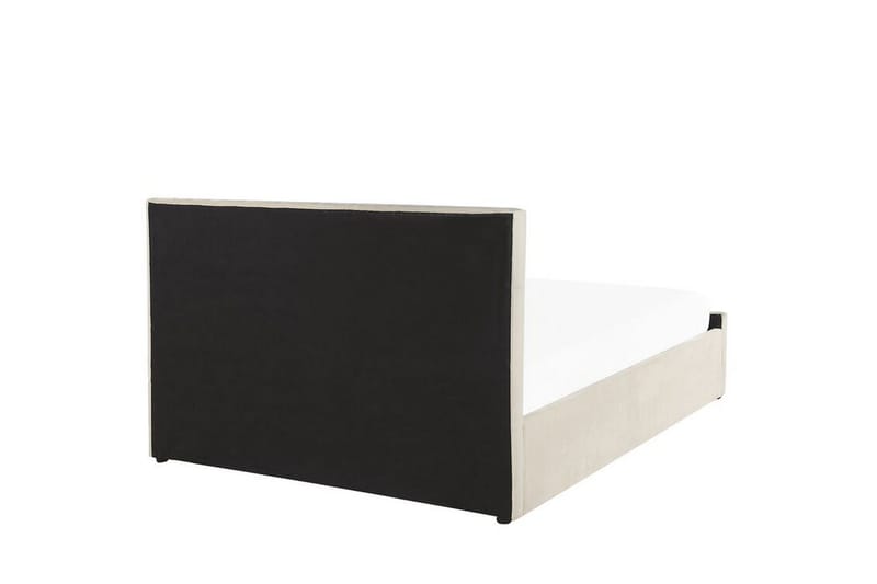 Saleux Förvaringssäng 140x200 cm - Sammet/Beige - Möbler - Säng - Säng med förvaring