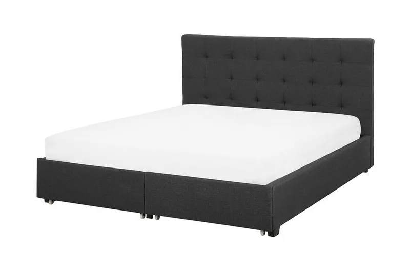 Sandrick Dubbelsäng med Förvaring 160x200 - Grå - Möbler - Säng - Säng med förvaring