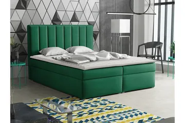Valasco Kontinentalsäng 180x200 cm - Grön - Möbler - Säng - Säng med förvaring