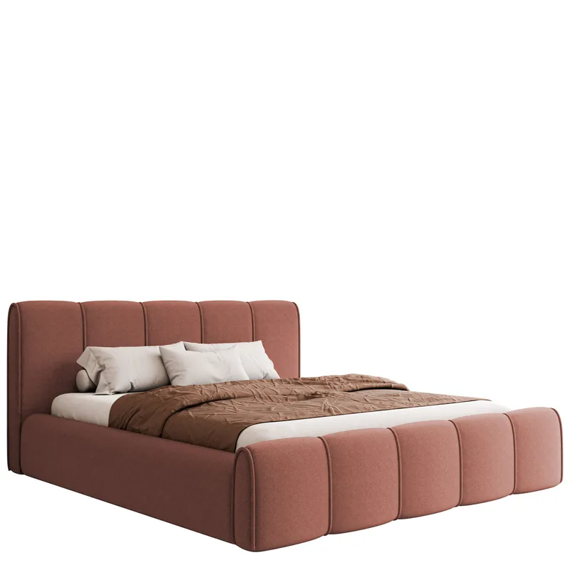 Varlinor Sängram 120x200 cm med F örvaring, Rosa