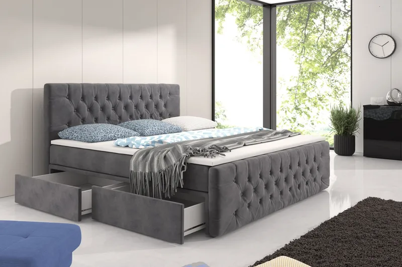 Velluto Sängpaket Förvaringssäng 160x200 cm - + Fler utföranden - Möbler - Säng - Säng med förvaring