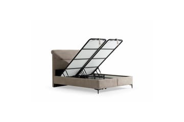 Sängbotten & Sänggavel för Enkel Säng Mijara Ljusa Brun - 100 x 38 x 200 cm - Möbler - Säng - Sängram & sängstomme