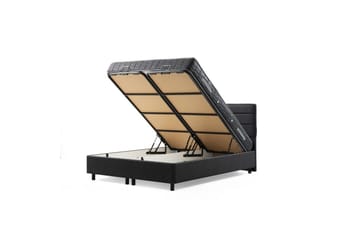 Sängbotten & Sänggavel för Enkel Säng Sonyi - Antracit, 90 x 110 x 190 cm - Möbler - Säng - Ramsäng