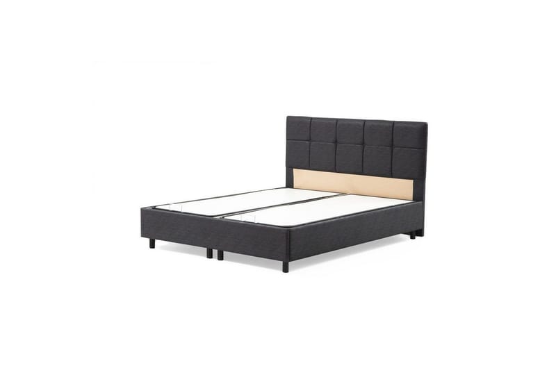 Sängbotten & Sänggavel för Enkel Säng Sudalmuni antracit, 90 x 110 x 190 cm