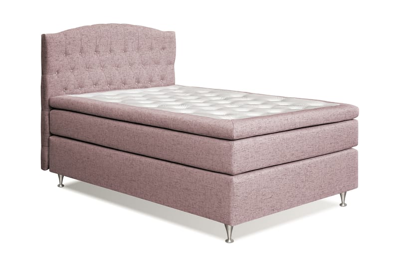 Sängpaket Abelie 140x200 Medium - Rosa - Kontinentalsäng - Komplett sängpaket