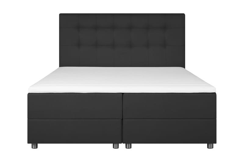 Sängpaket Chilla Förvaringssäng 180x200 cm - Mörkgrå - Säng med förvaring - Komplett sängpaket